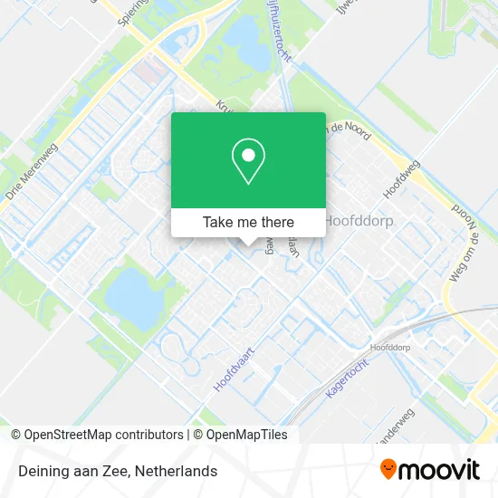 Deining aan Zee map