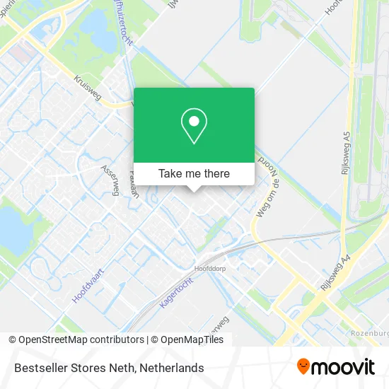 Bestseller Stores Neth Karte