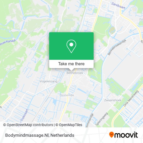 Bodymindmassage.Nl map