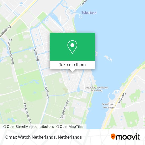 Omax Watch Netherlands map