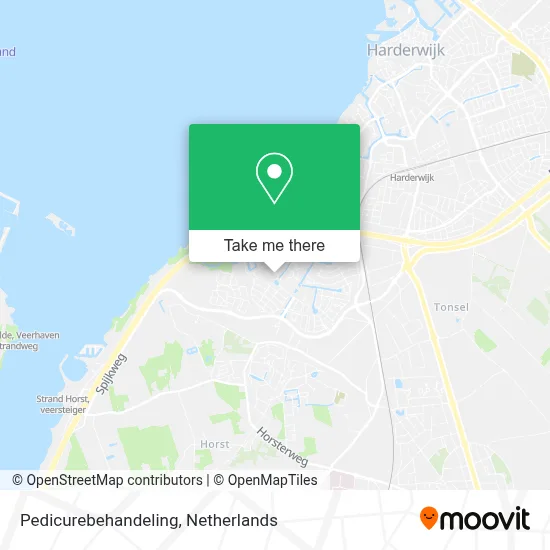 Pedicurebehandeling map