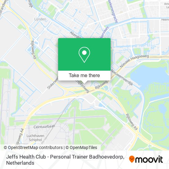 Jeffs Health Club - Personal Trainer Badhoevedorp map