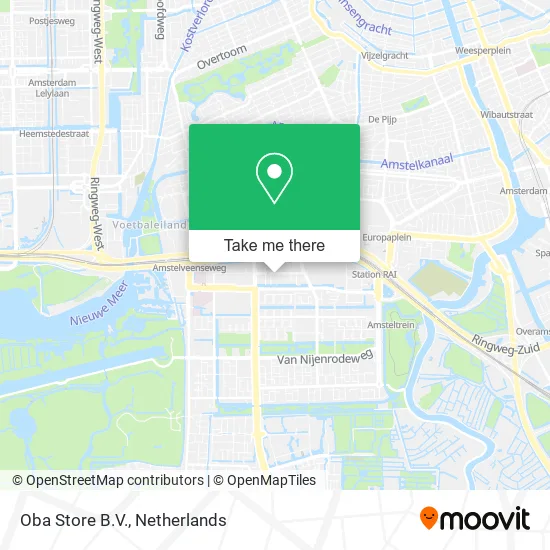 Oba Store B.V. map