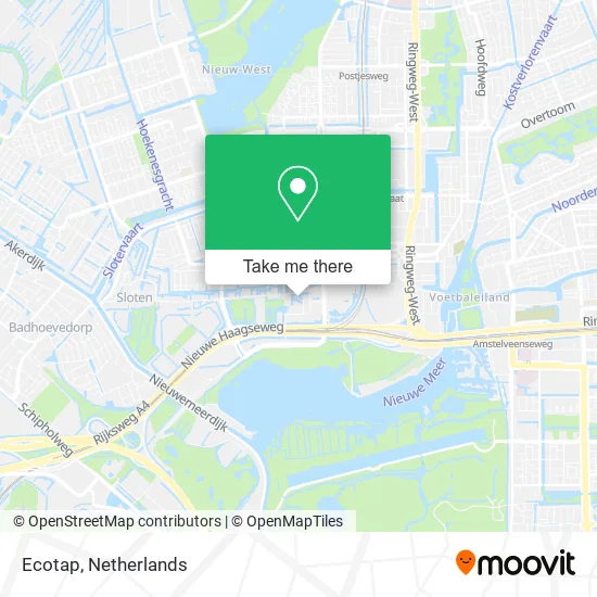 Ecotap map