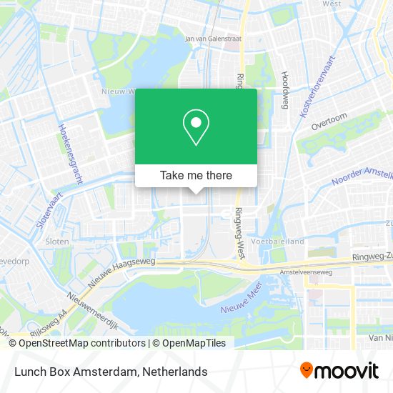 Lunch Box Amsterdam map