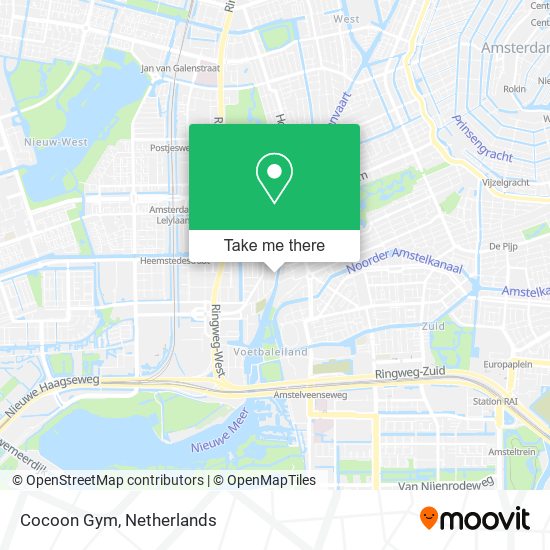 Cocoon Gym map