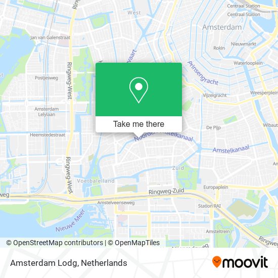 Amsterdam Lodg Karte