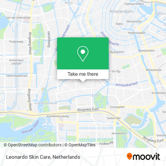 Leonardo Skin Care map