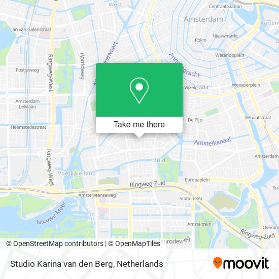 Studio Karina van den Berg map