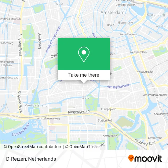D-Reizen map