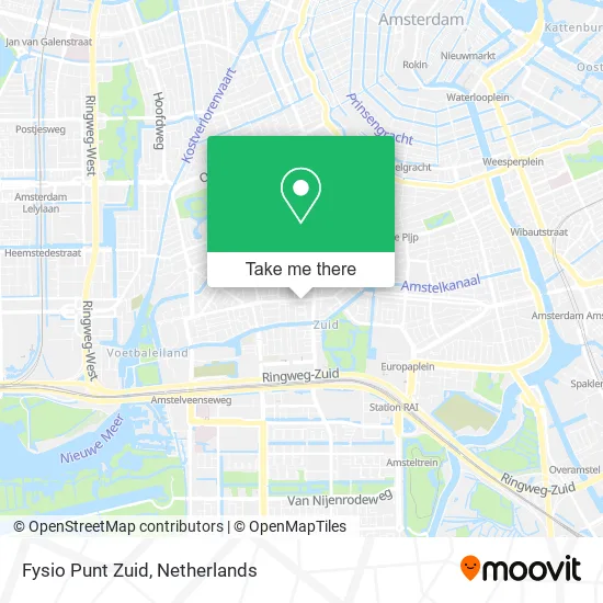 Fysio Punt Zuid map
