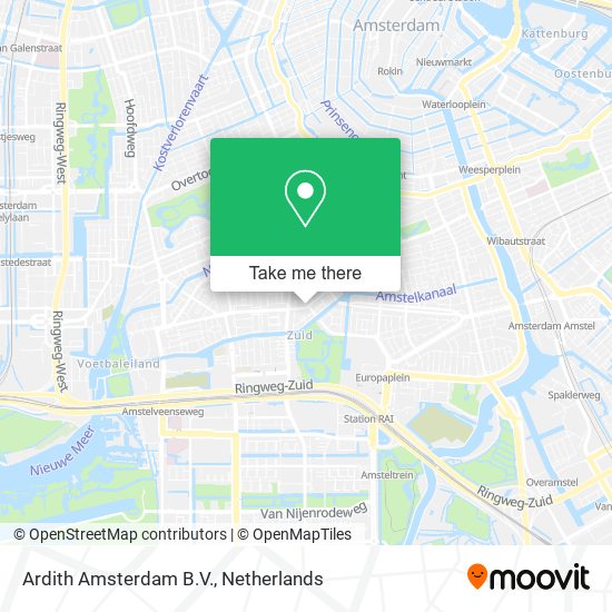 Ardith Amsterdam B.V. map