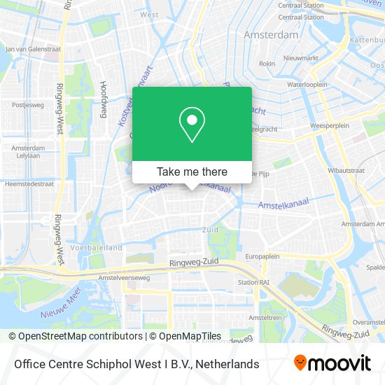 Office Centre Schiphol West I B.V. map