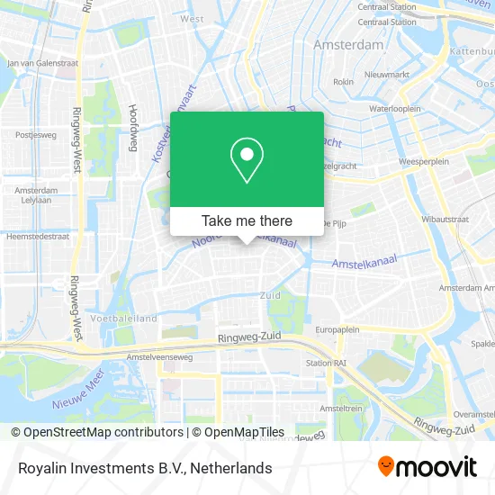 Royalin Investments B.V. map