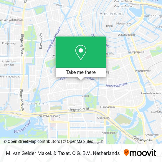M. van Gelder Makel. & Taxat. O.G. B.V. map