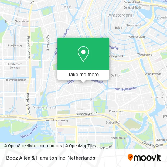 Booz Allen & Hamilton Inc map