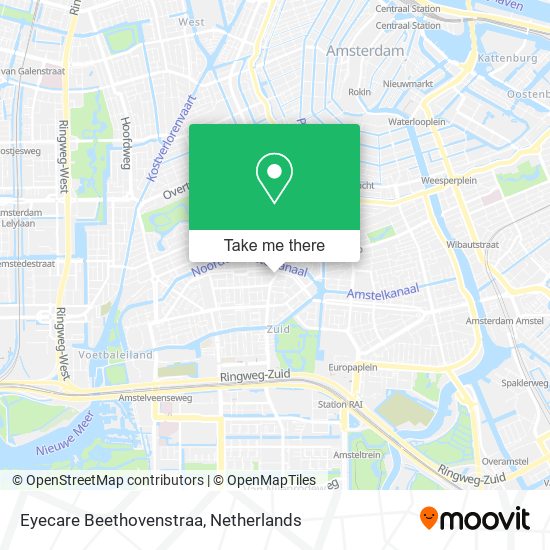 Eyecare Beethovenstraa map