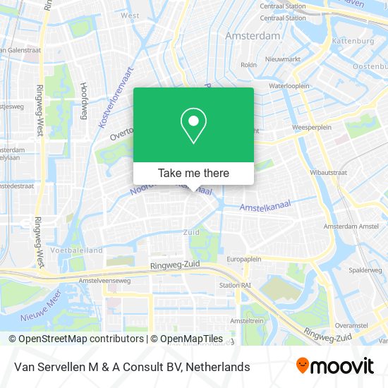 Van Servellen M & A Consult BV Karte