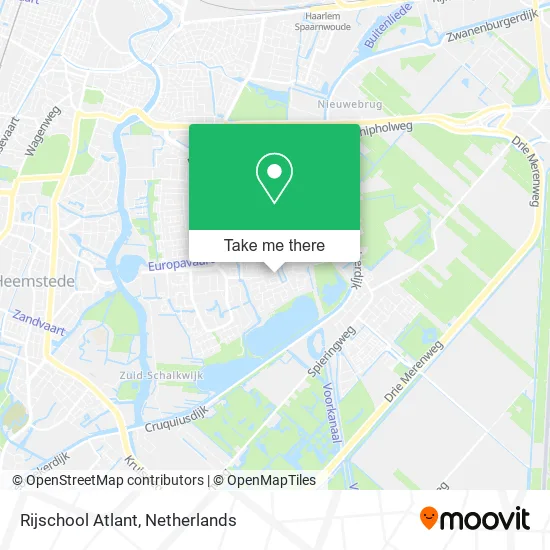 Rijschool Atlant map