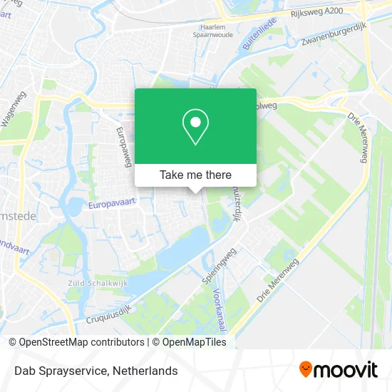 Dab Sprayservice map