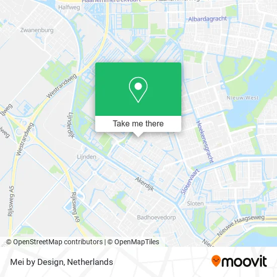 Mei by Design map