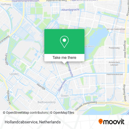 Hollandcabservice map