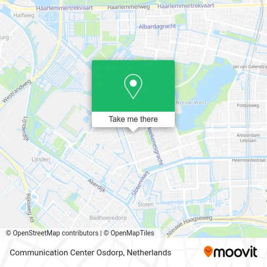 Communication Center Osdorp map