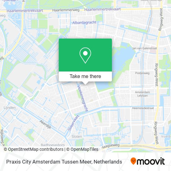 Praxis City Amsterdam Tussen Meer map