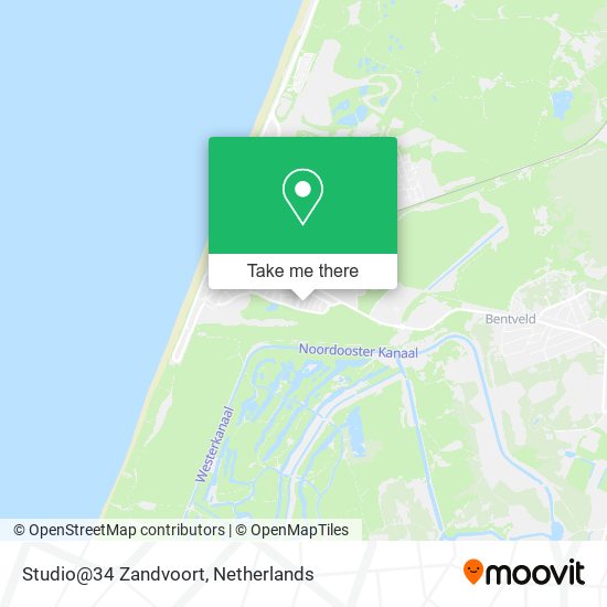 Studio@34 Zandvoort map