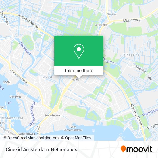 Cinekid Amsterdam map