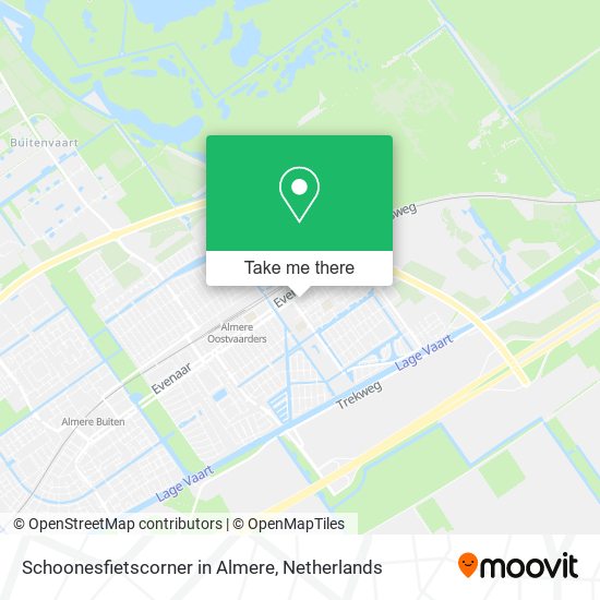 Schoonesfietscorner in Almere map