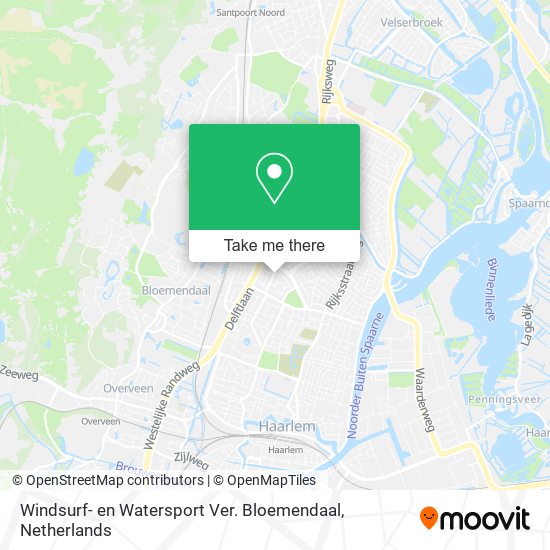 Windsurf- en Watersport Ver. Bloemendaal map