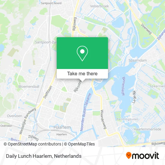 Daily Lunch Haarlem map