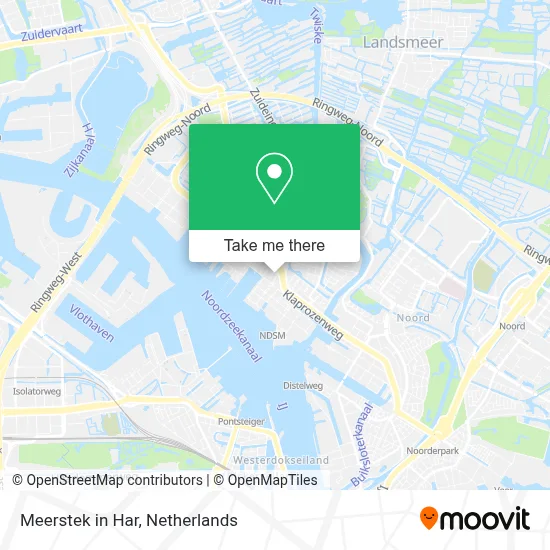 Meerstek in Har map