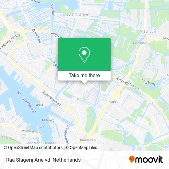 Raa Slagerij Arie vd map