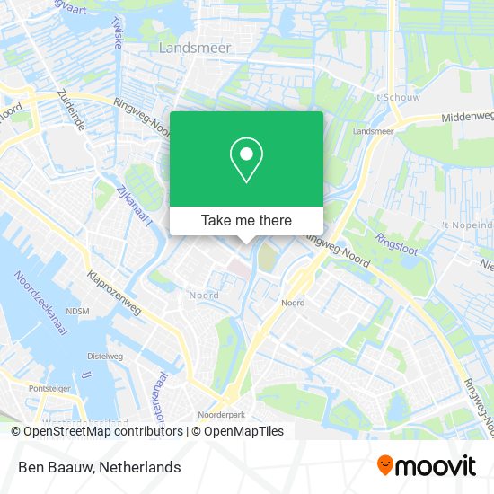 Ben Baauw map