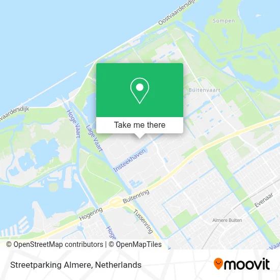 Streetparking Almere map