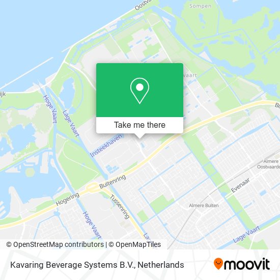 Kavaring Beverage Systems B.V. map
