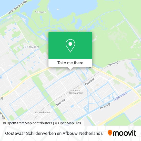 Oostevaar Schilderwerken en Afbouw Karte