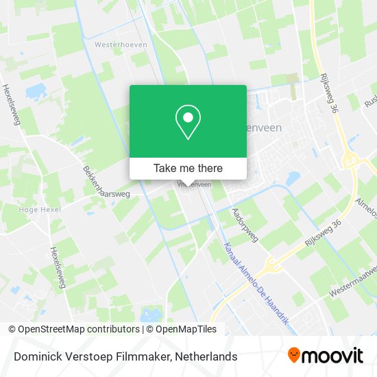 Dominick Verstoep Filmmaker map