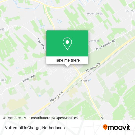 Vattenfall InCharge map