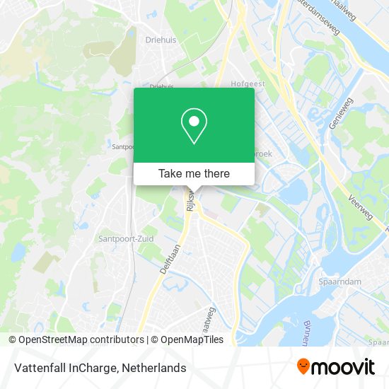 Vattenfall InCharge map