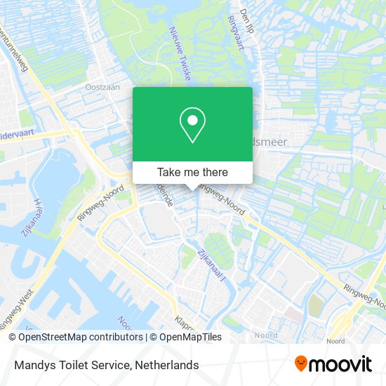 Mandys Toilet Service map