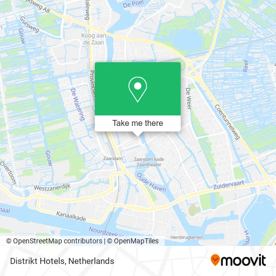 Distrikt Hotels map