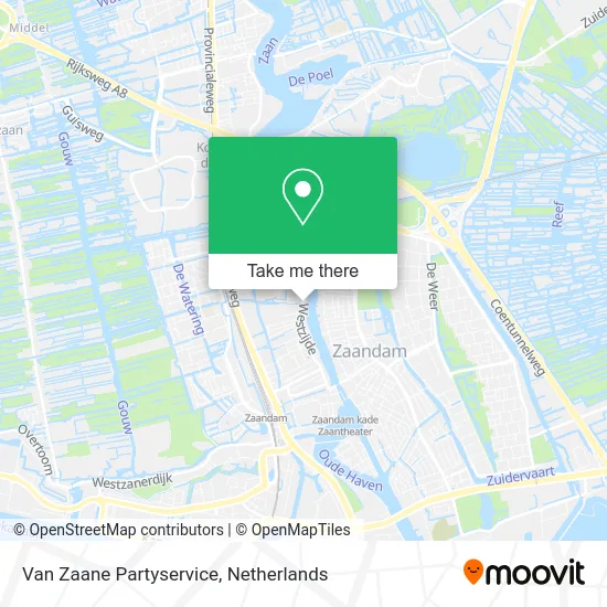Van Zaane Partyservice map