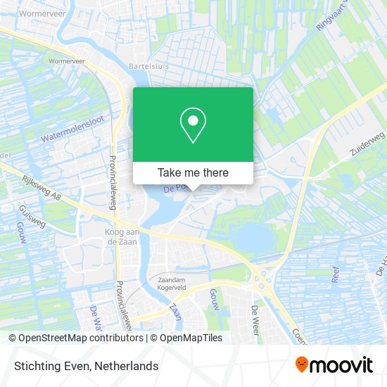 Stichting Even map