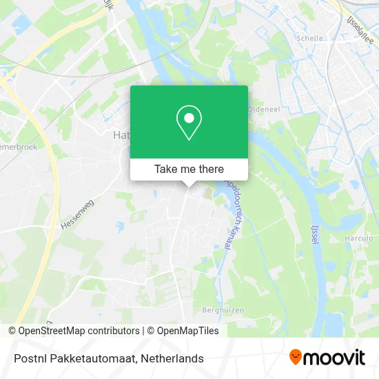 Postnl Pakketautomaat map