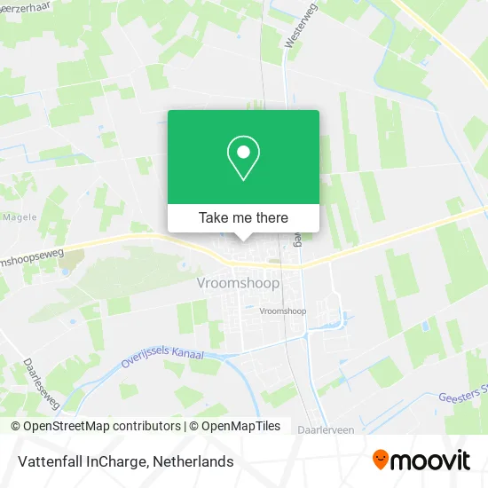 Vattenfall InCharge map