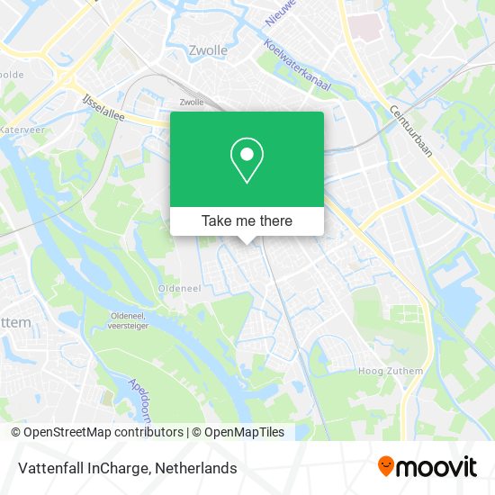 Vattenfall InCharge map