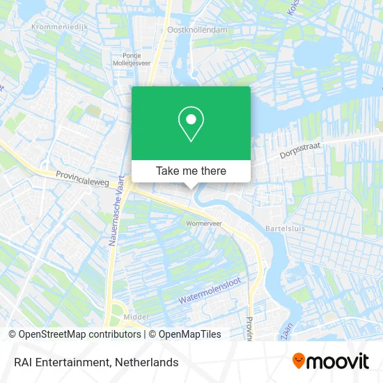 RAI Entertainment map